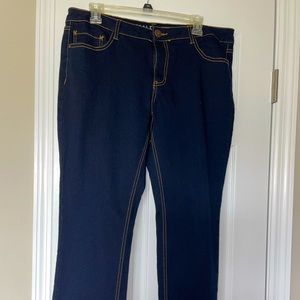 Canyon River Blues dark blue stretch jeans size 12